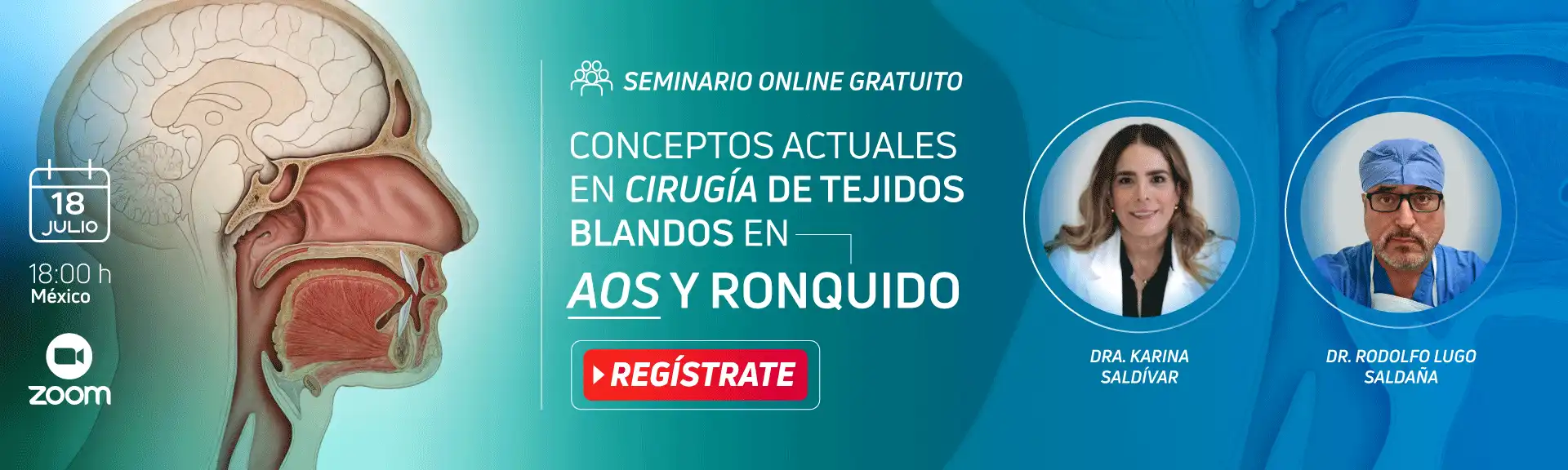Seminario Online: "Conceptos actuales en cirugía de tejidos blandos en AOS y ronquido"